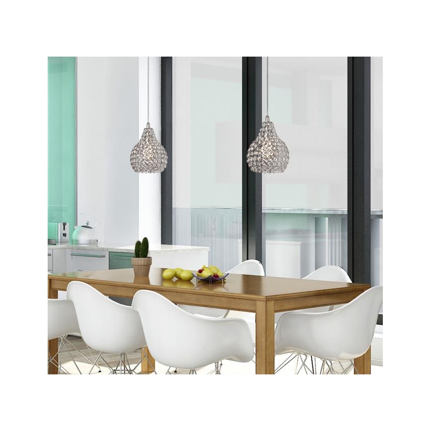 Westinghouse 6103740 - Závesný luster na lanku KELCIE 1xE27/60W/230V pr. 18 cm
