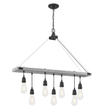 Westinghouse 6116440 - Luster na reťazi ASHWOOD 7xE27/60W/230V