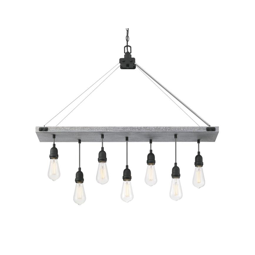 Westinghouse 6116440 - Luster na reťazi ASHWOOD 7xE27/60W/230V