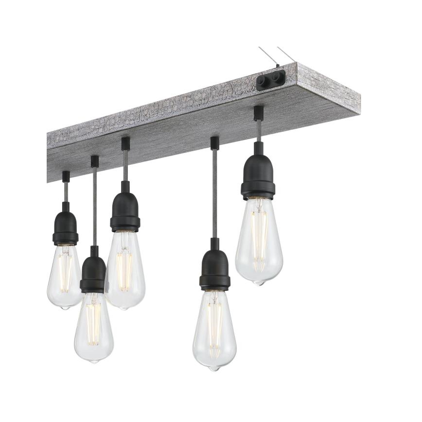Westinghouse 6116440 - Luster na reťazi ASHWOOD 7xE27/60W/230V