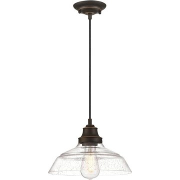 Westinghouse 6116640 - Luster na lanku IRON HILL 1xE27/60W/230V priemer 28 cm