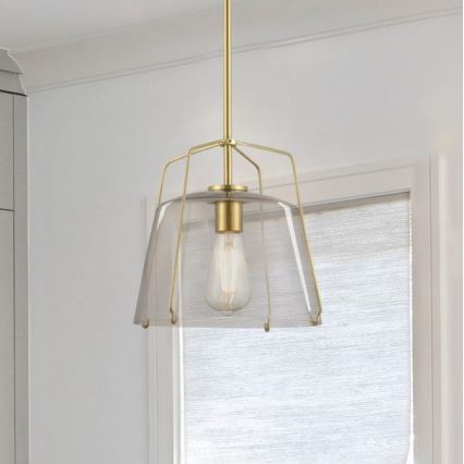 Westinghouse 61251 - Luster na tyči HALLEIN 1xE27/60W/230V priemer 28 cm
