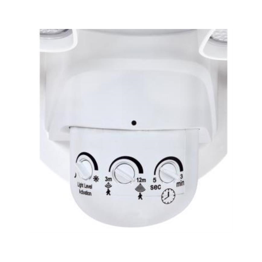 Westinghouse 63642 - LED Vonkajší reflektor so senzorom 2xLED/8,75W/230V IP44