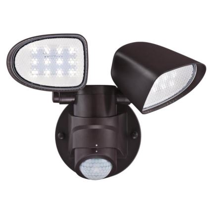 Westinghouse 63643 - LED Vonkajší reflektor so senzorom 2xLED/8,75W/230V IP44