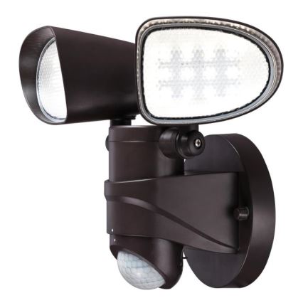 Westinghouse 63643 - LED Vonkajší reflektor so senzorom 2xLED/8,75W/230V IP44