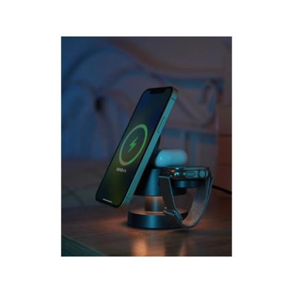 Winner Group - Bezdrôtová nabíjačka 4v1 MUSH8OOM 27W antracit