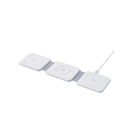 Winner Group - Bezdrôtová skladacia nabíjačka 3v1 MAXFLEX 22,5W biela