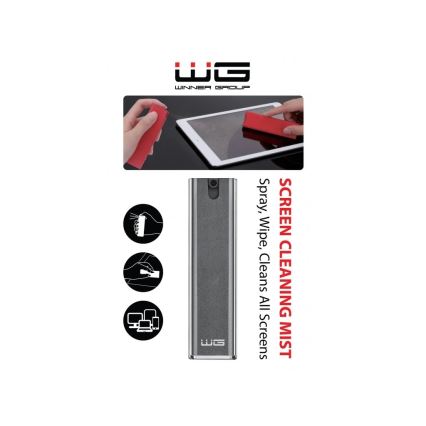 Winner Group - Čistič obrazovky 2v1 čierna