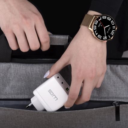 Winner Group - Inteligentné hodinky AirFlex 2 Elegance 280 mAh IP68 zlatá