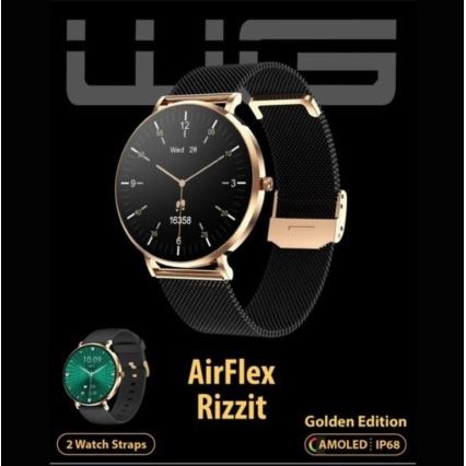 Winner Group - Inteligentné hodinky AirFlex3 Rizz It 200 mAh IP68 zlatá