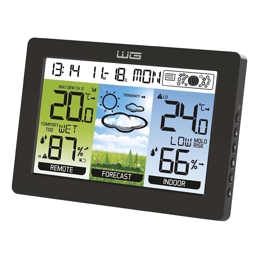 Winner Group - Meteostanica s LCD displejom a budíkom 5xAAA