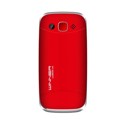 Winner Group - Mobilný telefón pre seniorov 1600 mAh červená