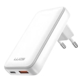 Winner Group - Nabíjací adaptér GaN 1× USB-A + 1× USB-C 30 W biely