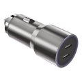 Winner Group - Nabíjačka do auta 2xUSB-C Power Delivery 60W strieborná