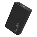 Winner Group - Powerbanka s displejom 20000 mAh 20W Power Delivery čierna
