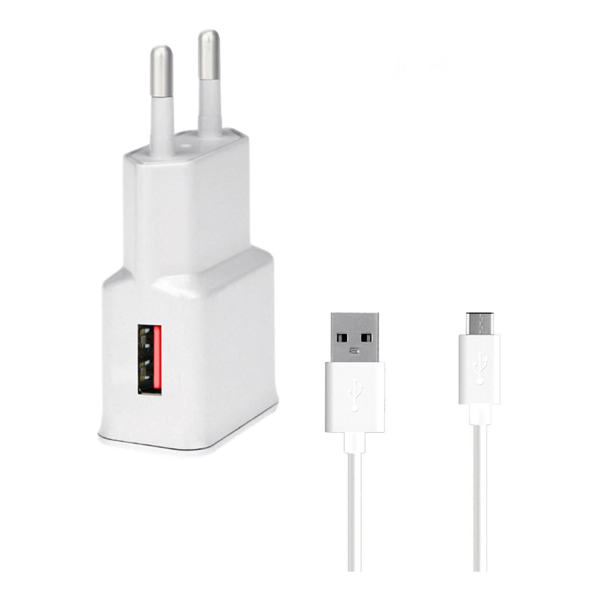 Winner Group- Rychlonabíjací adaptér 1xUSB-A PD 18W + USB kábel USB-C / USB-A 1m