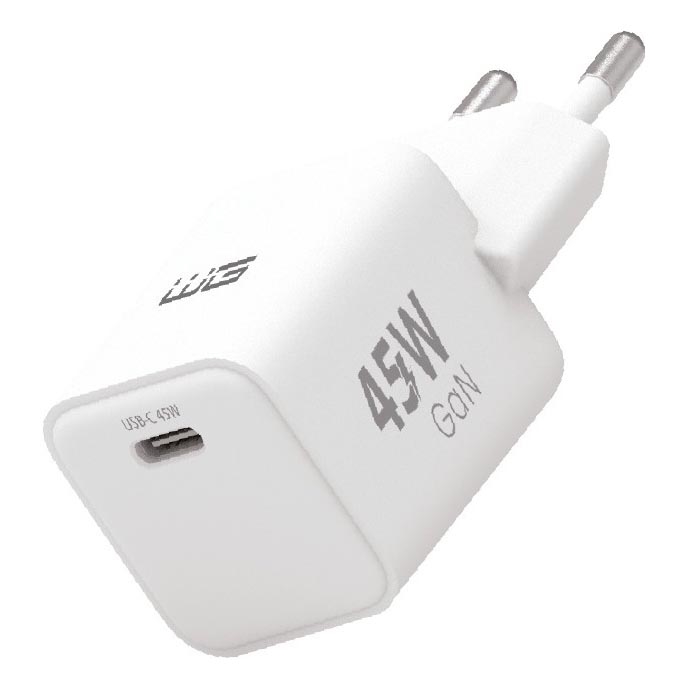 Winner Group - Rychlonabíjací adaptér 1xUSB-C Power Delivery 45W biela