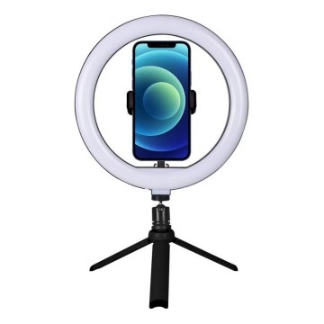 Winner Group - stmievateľná LED stolová lampa so stojanom a držiakom pre vlogovanie LED/10W/5V