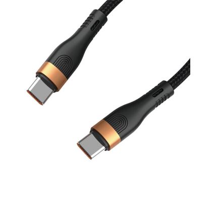 Winner Group -USB kábel 3v1 USB-C / Lightning, USB-C a Micro USB 100W 1,5m čierna