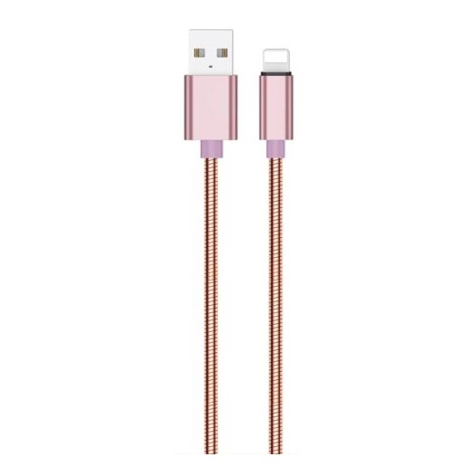 Winner Group - USB kábel Lightning / USB-A 1m ružová