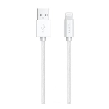 Winner Group - USB kábel MFI Lightning / USB-A 1m biely
