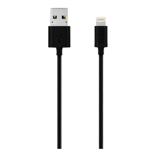 Winner Group - USB kábel MFI Lightning / USB-A 2m čierna