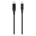 Winner Group - USB kábel MFI Lightning / USB-C 1m čierna