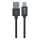 Winner Group - USB kábel s predĺženým konektorom USB-C / USB-A 1m čierna