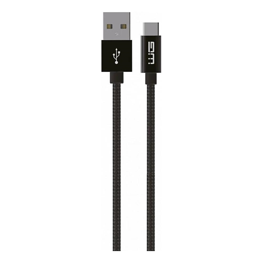 Winner Group - USB kábel USB-C / USB-A 50cm čierna