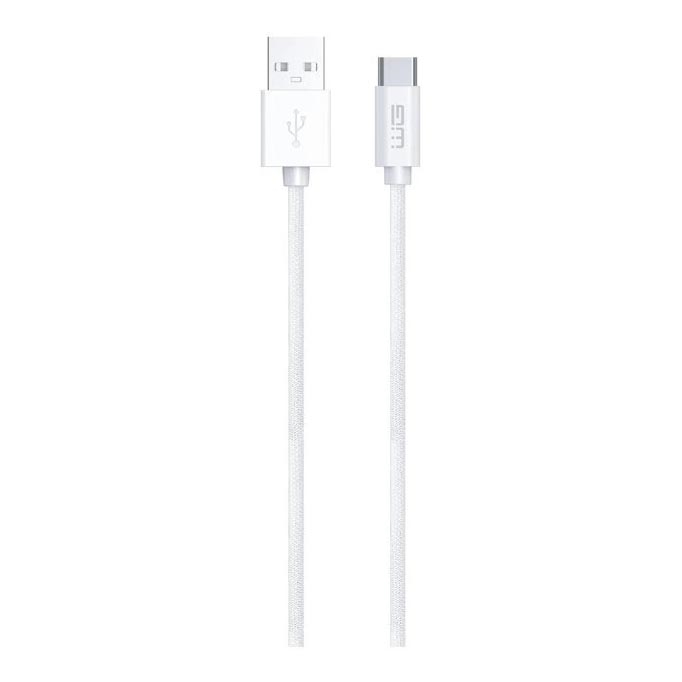 Winner Group - USB kábel USB-C / USB-A 60W 2m biela
