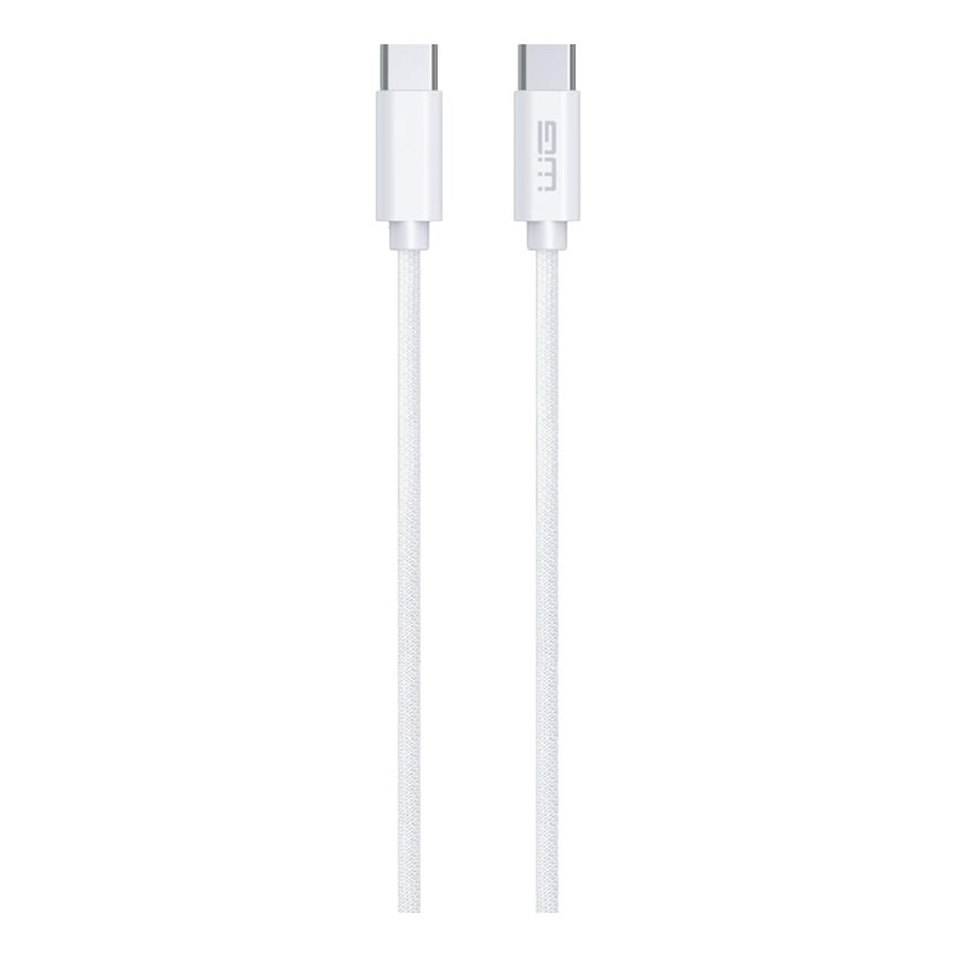 Winner Group - USB kábel USB-C / USB-C 60W 2m biela