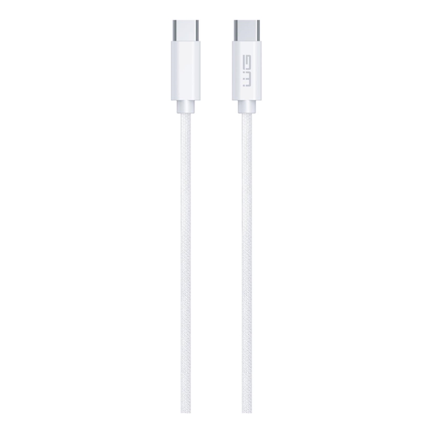 Winner Group - USB kábel USB-C / USB-C 60W 3m biela