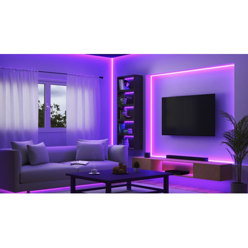 WiZ - LED RGB Stmievateľný pás 10m LED/12W/230V Wi-Fi