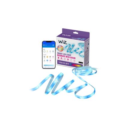 WiZ - LED RGB Stmievateľný pás 10m LED/12W/230V Wi-Fi