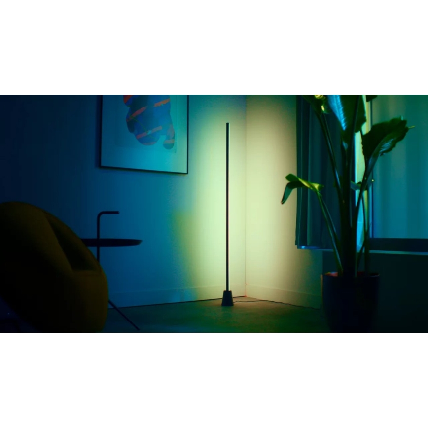 WiZ - LED RGBIC Stlmiteľná stojacia lampa GRADIENT LED/9,7W/230V 2700-6500K Wi-Fi