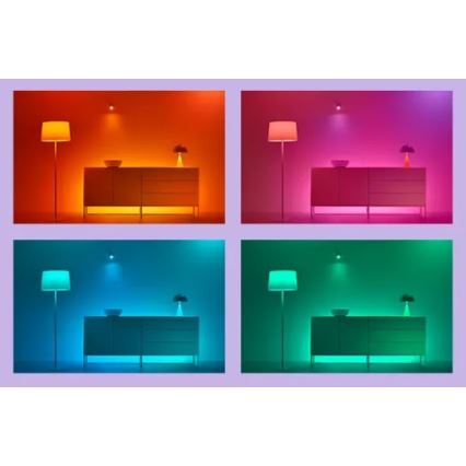 WiZ - LED RGBIC Stmievateľný pás 4m LED/10,2W/5V 2700-6500K Wi-Fi