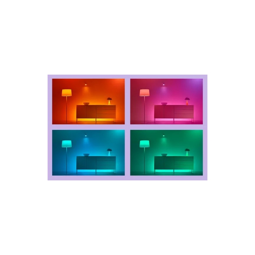 WiZ - LED RGBIC Stmievateľný pás 4m LED/10,2W/5V 2700-6500K Wi-Fi