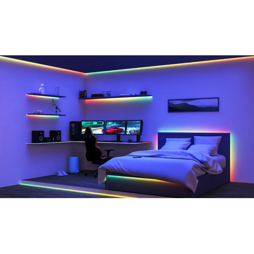 WiZ - LED RGBIC Stmievateľný pásik 10m LED/21W/230V 2700-6500K Wi-Fi
