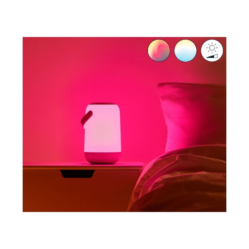 WiZ - LED RGBW Stmievatelná prenosná lampa MOBILE LED/13,5W/5V 2200-6500K Wi-Fi