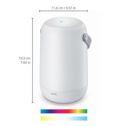 WiZ - LED RGBW Stmievateľná prenosná lampa MOBILE LED/13,5W/5V 2200-6500K Wi-Fi 1800 mAh