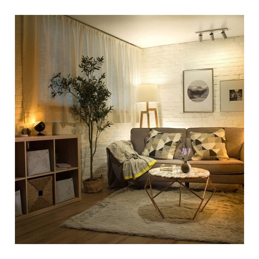 WiZ -LED RGBW Stmievateľná stolná lampa QUEST LED/13W/230V 2200-6500K Wi-Fi čierna