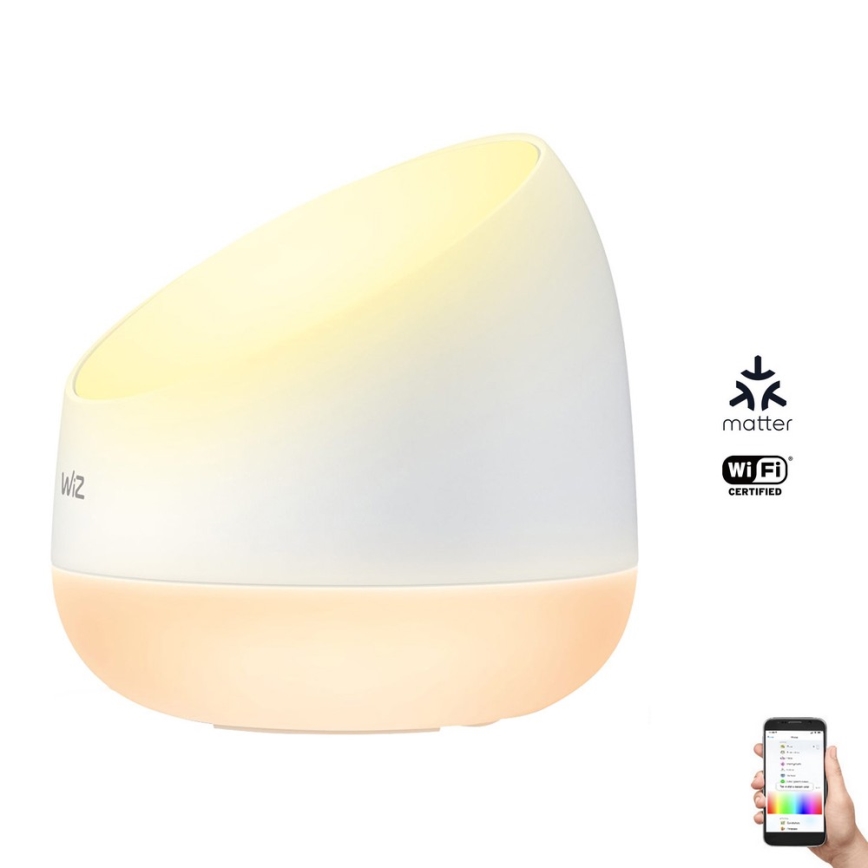 WiZ - LED RGBW Stmievateľná stolná lampa SQUIRE LED/9W/230V 2200-6500K Wi-Fi