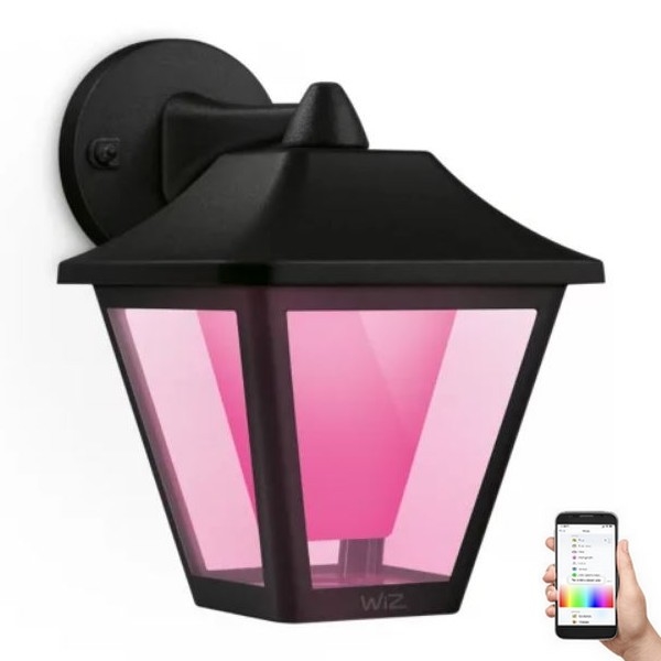 WiZ - LED RGBW Stmievateľné vonkajšie nástenné svietidlo LED/9,5W/230V 2700-5000K IP44 Wi-Fi