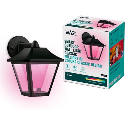 WiZ - LED RGBW Stmievateľné vonkajšie nástenné svietidlo LED/9,5W/230V 2700-5000K IP44 Wi-Fi