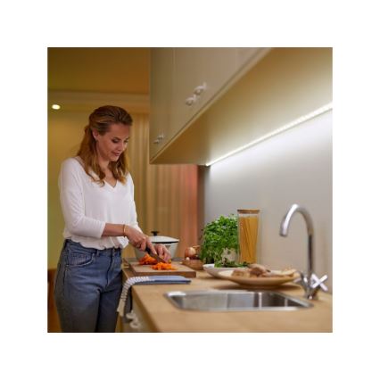 WiZ - LED RGBW Stmievateľný pásik 1m LED/11W/12V 2700-6500K Wi-Fi