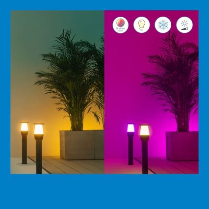 WiZ - LED RGBW stmievateľné vonkajšie svietidlo ELPAS LED/4,8W/12/230V 2700-5000K IP65 Wi-Fi