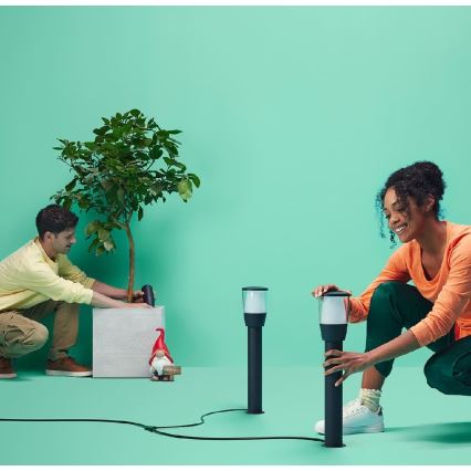 WiZ - LED RGBW stmievateľné vonkajšie svietidlo ELPAS LED/4,8W/12/230V 2700-5000K IP65 Wi-Fi