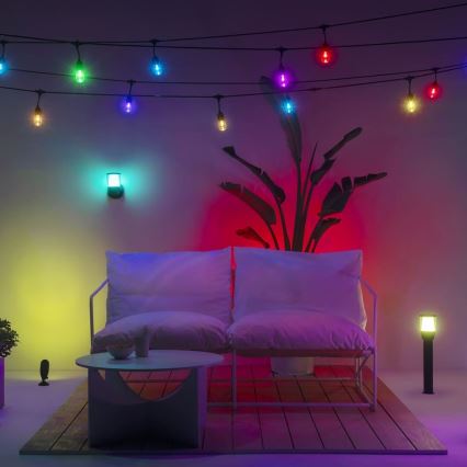 WiZ - LED RGBW stmievateľné vonkajšie svietidlo ELPAS LED/4,8W/12/230V 2700-5000K IP65 Wi-Fi