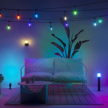 WiZ - LED RGBW stmievateľné vonkajšie svietidlo ELPAS LED/4,8W/12/230V 2700-5000K IP65 Wi-Fi