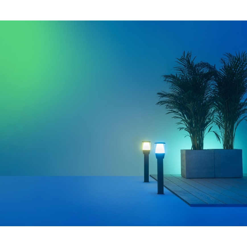 WiZ - LED RGBW stmievateľné vonkajšie svietidlo ELPAS LED/4,8W/12/230V 2700-5000K IP65 Wi-Fi